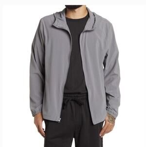 Z BY ZELLA NEW Traction Training Jacket in Grey Shade Men's M